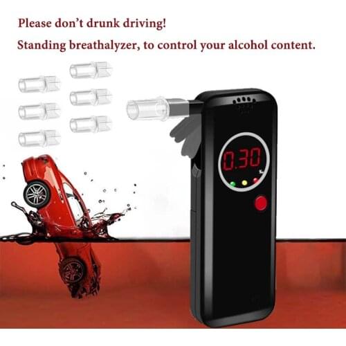 New 50pcs/lot Digital Breath Alcohol Tester Breathalyzers Mouthpieces Blowing Nozzle for AD6000 Alcohol Tester