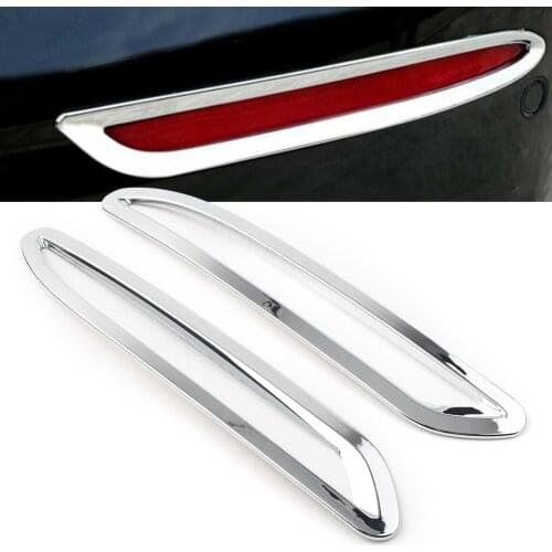 Chrome Car Rear Fog Light Cover Decoration Trims For Mercedes Benz W177 A-Class A220 A250 2019 2020 ABS Plastic