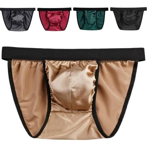 K-rich Mens Silk Briefs