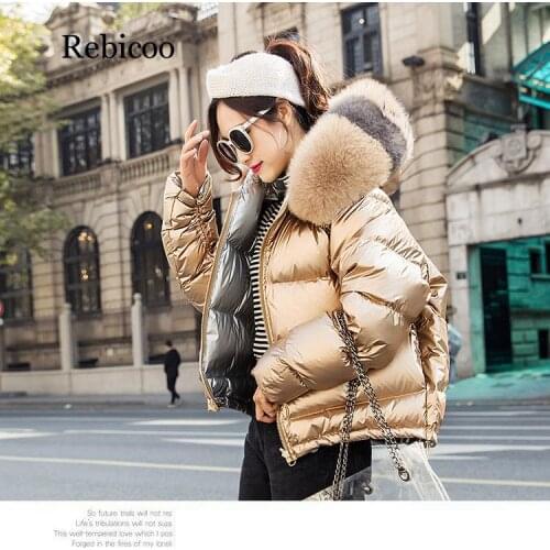 Large fake Fur Winter Jacket Women Parkas fox Fur Winter Coat Hooded cotton Jacket Female Waterproof Coat