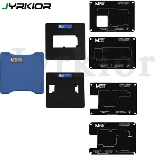 MaAnt Magnetic BGA Reballing Platform for iPhone 11/11 Pro/11 Pro MAX/XS MAX/X Middle Frame Planting Tin Template Plate Net