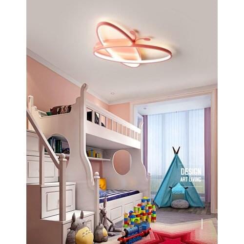 Fashionable and simple childrens room bedroom creative personality boy girl room honeycomb Princess Room led ceiling lamp