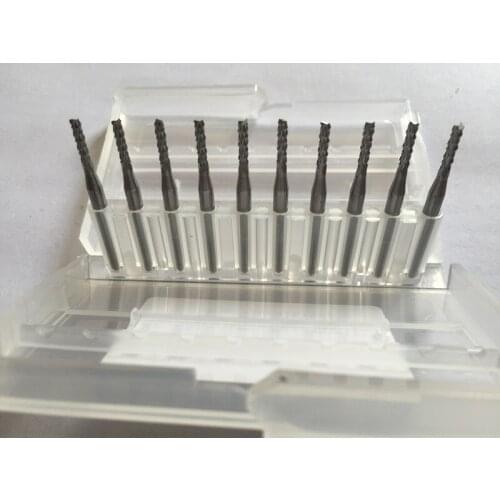 10pcs 3.175mm 1/8" Shank Tungsten Carbide cutter Rotary Burr Set CNC Engraving Bit