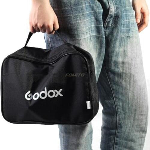 GODOX SEUV50*50 softbox kits 50cmx50cm Softbox+S-Type Elinchrom Mount Holder Bracket+Bag for Speedlite Flash Camera Photo Studio
