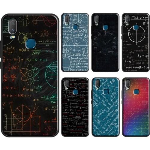 Science Math Physics Formulas Cover For Vivo V20 SE Y11 2019 Y1S Y12 Y17 Y30 Y50 Y81 Y91C V11 Y20 i V17 Neo Phone Case