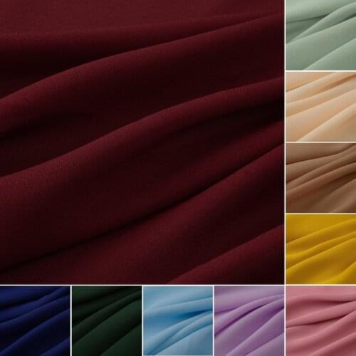 Soft Chiffon Tulle Fabric Lining Fabric for Dress,Shirts,Background Black White Skin Pink Blue Red Green Burgundy by the meter