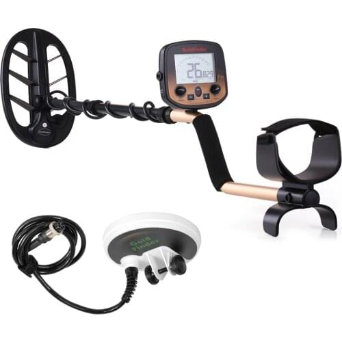 FS2 Professional Underground Gold Finder Metal Detector Gold Digger Treasure Hunter Pinpointer LCD Display two coils optional