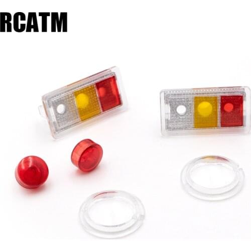 RC Model Jeep Wrangler Front Rear Lampshade For 1/10 RC Crawler car AXIAL SCX10 TRX4