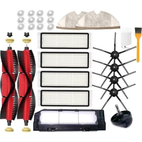 All Sets Main Brush Side Brush HEPA Filter Mop Cloth Replacement for Xiaomi Roborock S6 PureS6 MaxV Vacuum Cleaner Parts