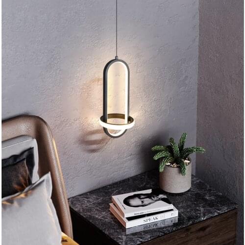 Modern Led Pendant Lamp For Living Room Bedroom Bedside Restaurant Bar Creative Minimalist Home Decoration Hanging Light Fixture