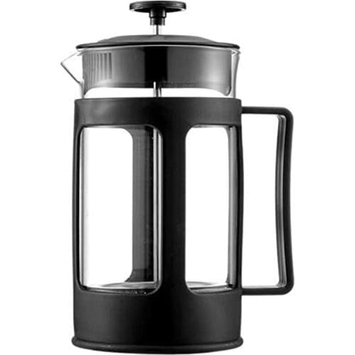 Glass French Press Coffee Tea Maker, 600Ml Coffee Press, Borosilicate Glass With Heat Resistant Handle