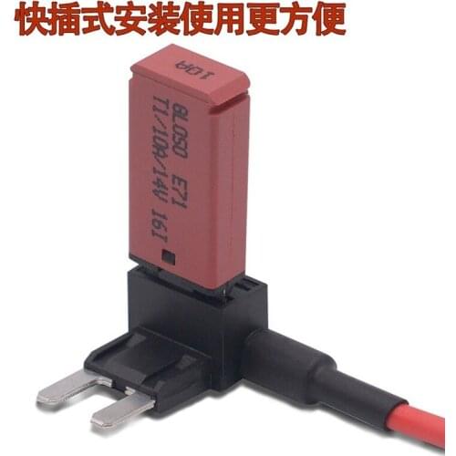 Universal Circuit Breakers Blade Fuse Resettable 5A 10A 15A 25A 30A automatic reset Fuse Adapter for Car Truck Boat Marine RV