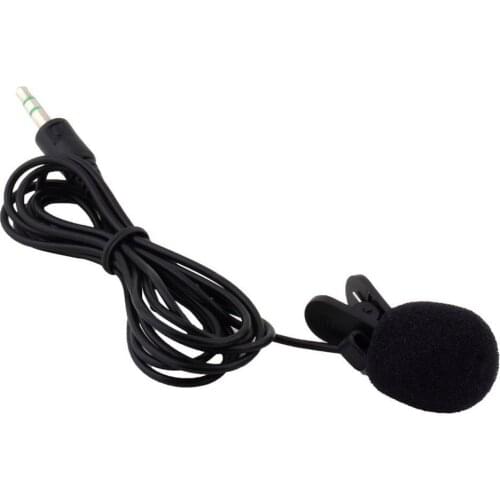 Universal 3.5mm Plug Lapel Tie Mini Clip-ons Microphone for Network Interview микрофон