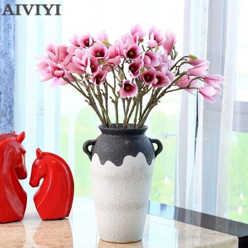 Foreign trade excellent product Magnolia flower lifelike magnolia DIY holding flowers wedding decoration party decoration