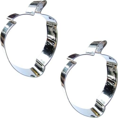 Big strawberry shape 2 piece biscuit cutting molds, baking tools, cake decorating soft candy tools