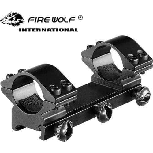 25.4mm 1 Inch Low Profile Picatinny Weaver Rail Rings Mount Hunting Tactical Rifle Scope Bracket Mounts Accessories