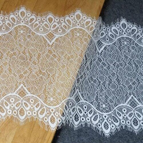 3meters long 20cm wide eyelash lace white lace stretch lace underwear soft lace accessories