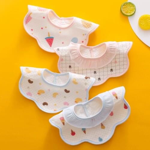 3 Pieces Of Baby Cotton Shoes Waterproof Cartoon Cute Soft Baby Snoring Saliva Towel Baby Supplies Baby Bib Set