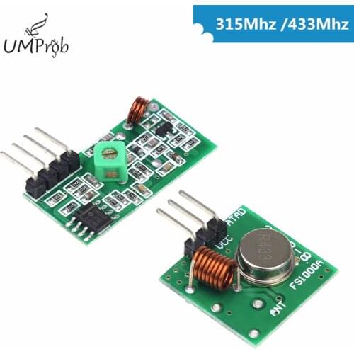 315Mhz / 433Mhz Rf Transmitter and Receiver Module Kit for arduino Raspberry pi Wireless Diy