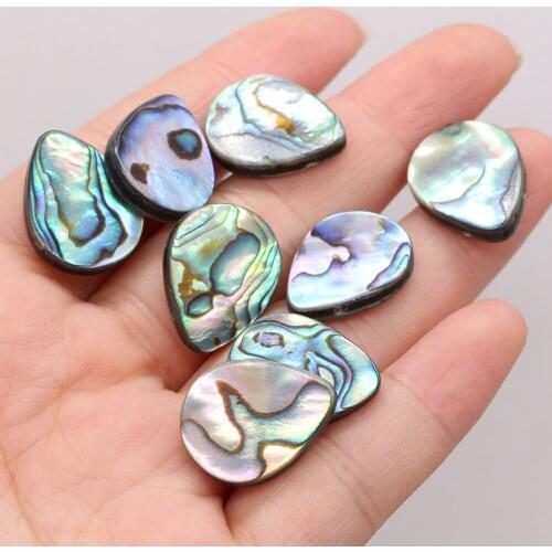 10Pcs New Style Drop-Shaped Abalone Beads With Loose Beads For DIY Jewelry Making Bracelet Earring Ring Accessory