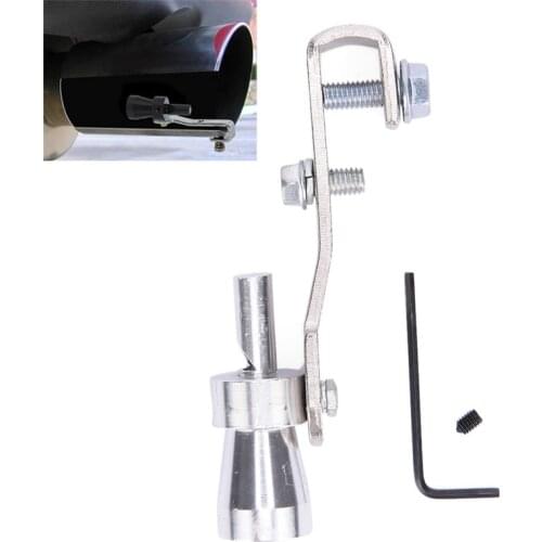 Hot 1pcs Stylish Car Turbo Sound Muffler Exhaust Pipe Blow-off Vale BOV Simulator Whistle Effective noise reduction tool
