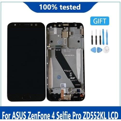 Original AMOLED For ASUS ZenFone 4 Selfie Pro ZD552KL Z01MD LCD Display Screen Touch Panel Digitizer Assembly Burn-Shadow