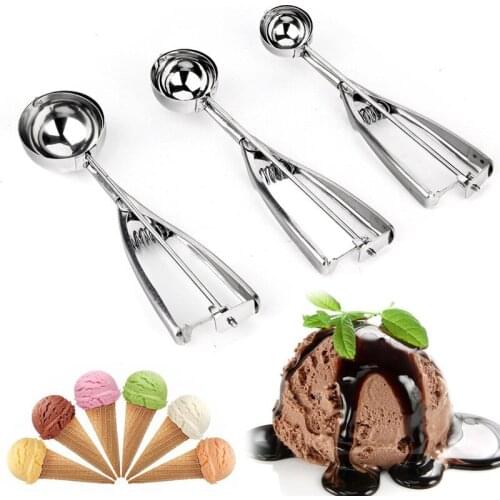 Home Kitchen Utensils Stainless Steel Mash Potato Ice Cream Spoon Scoops Ice Cream Tools Kitchen Cooking Coffee Powder Spoon