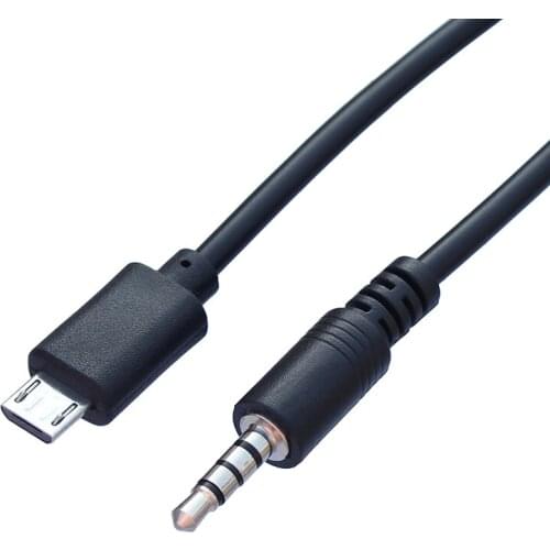 Micro USB to Jack 3.5mm Audio Adapter Cable For Bluetooth Microphone and Live Brocast Sound Card