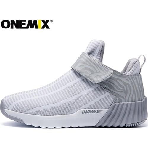 Onemix High Top Sneakers Men Women Warm Height Increasing Winter Sports Shoes Outdoor Mens Running Shoes Zapatillas Hombre