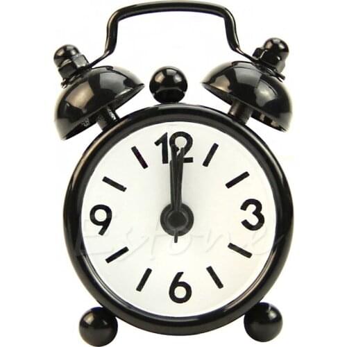 Popular Dial Number Round Desk Alarm Clock For Children Girl House Decoration