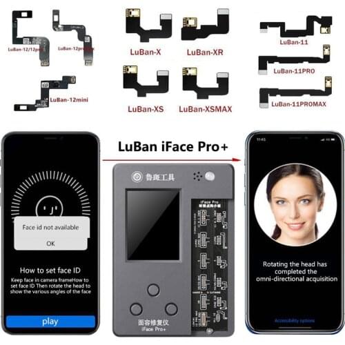 Luban iFace Pro Dot Matrix Repair Instrument For iPhone X 11 12 Series Face ID Dot Matrix Flex Cable Read & Write Repair Tools
