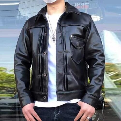 LZG506 Read Description! Asian Size Super Genuine Thick Goat Leather 506XX Jacket