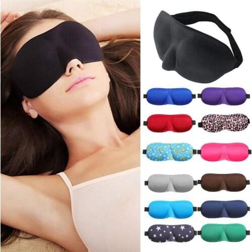 3D Sleep Mask Natural Sleeping Eye Mask Eyeshade Cover Shade Eye Patch Unisex Soft Portable Blindfold Travel Eyepatch Sleep Mask