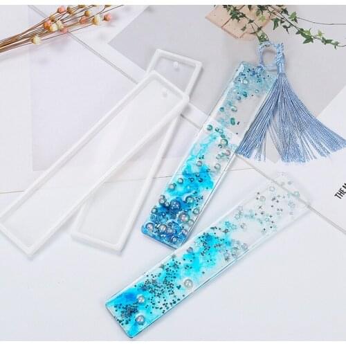 Jewelry Cute Making DIY Craft White Bookmarks Shape Silicone Resin Mold 2021 Dropshipping