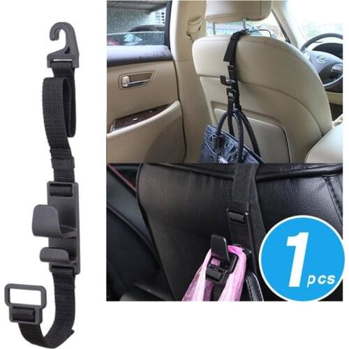 Multifunction Universal Adjustable Car Back Seat Headrest Hook Grocery Bag Hanger Holder New hot boutique