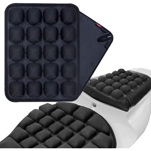 Motorcycle Inflatable Seat Cushion Breathable Non-Slip Anti-Vibration Shock Air Cushion Pad Universal for BMW Kawasaki Z800