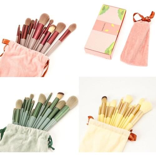 13pcs Makeup Brushes Set with Bag Professional Cosmetics Brushes Kits Powder Foundation Shadows Women Travel Beauty Make Up Tool