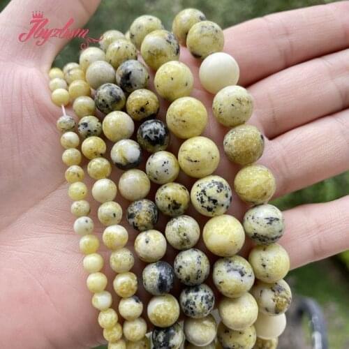 Natural Turquoises Mixcolor Round 4/6/8/10/12mm Loose Stone Beads For DIY Necklace Bracelets Jewelry Making 15" Free Shipping