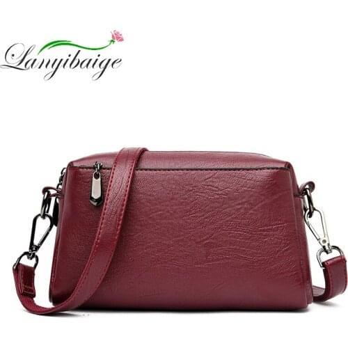 New Woman Crossbody Bags High Quality Leather Handbags Luxury Bag Designer Famous Brand Shoulder Messenger Bags For Women 2020
