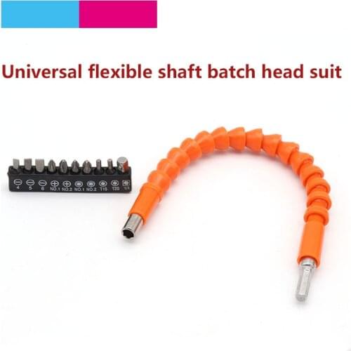 Screwdriver Bit Holder 295mm Flex Shaft Connect Link Extention Electric Drill Flexible Shaft Bit Electric Power Tool Accessory