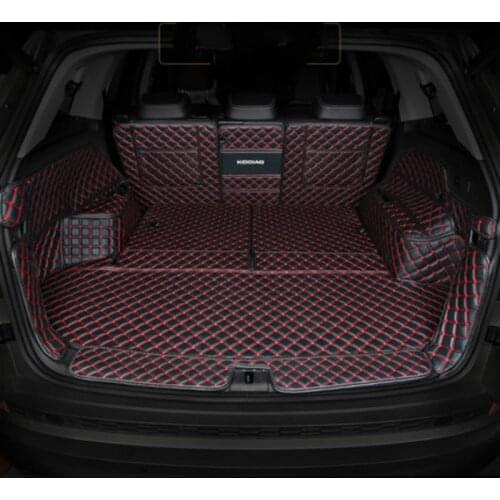 Full Covered Waterproof Durable Non Slip Custom Car Boot Mats Trunk Carpets for Skoda Kodiaq 5 Seats 7seats