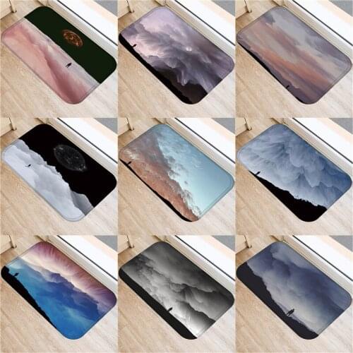 Sky Clouds Anti-Slip Kitchen Carpet Welcome Landscape Doormat Floor Mat Hallway Portch Rug Door Mats Outdoor