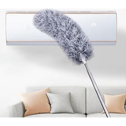 2.8M Long Retractable Feather Duster Static Duster Microfiber Duster Bendable Gap Cleaning Ceiling Spider Web Cleaning Tools