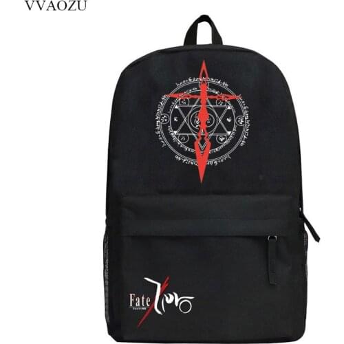 Fate Zero Saber School Bag Brand New Cartoon Schoolbag Men Women Casual Backpack Oxford Bag Shoulder Bags Computer Packsack