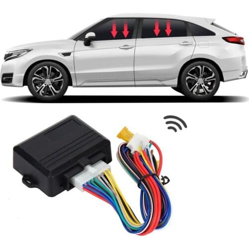 Yuangang Universal Car Power Window Roll Up Closer For 4 Doors Auto Close Windows Remotely Close Windows Module Alarm System