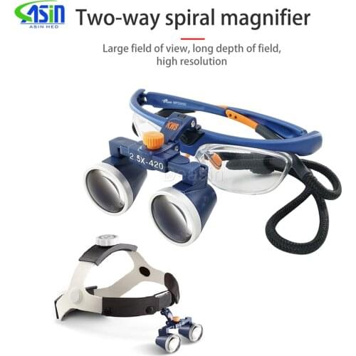 High Quality Ultra-Light FD-503G 2.5X 3.5X Two-way Screw Thread medical Dental Magnifer Head Loupes