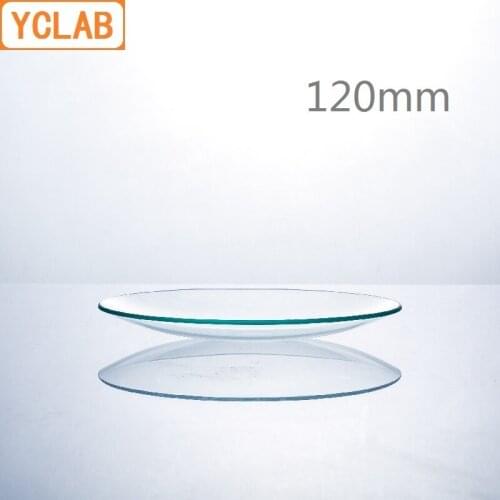 YCLAB 10PCS 120mm Watch Glass Beaker Cover Domed Hard Glass Laboratory Chemistry Equipment