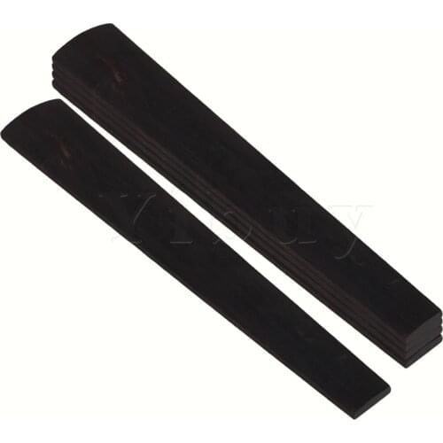 Yibuy Undyed Violin Ebony Fingerboard for 4/4 Violin 27cm Set of 5