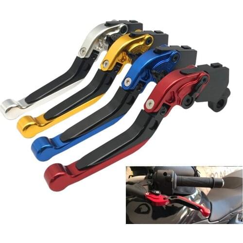 1 pair Folding Extendable Adjustable Brake Clutch Levers For Motorcycle