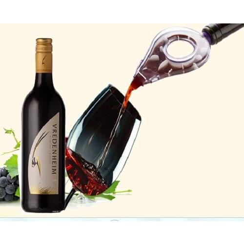 1PC Wine Decanter Magic Decanter Essential Wine Quick Aerator Pour Spout Decanter Travel Wine Filter Air Intake Pourer OK 0267